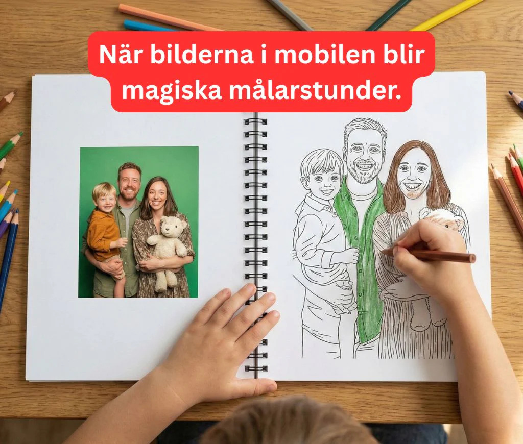 Personlig Målarbok - En målarbok skapad med dina egna bilder! - Bild 4